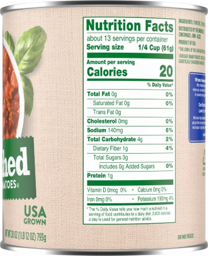 Kroger® Crushed Peeled Tomatoes Perspective: right