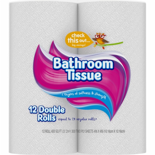 Check This Out® Double Roll Bath Tissue Perspective: right