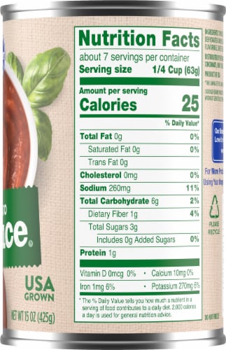Kroger® Tomato Sauce Perspective: right