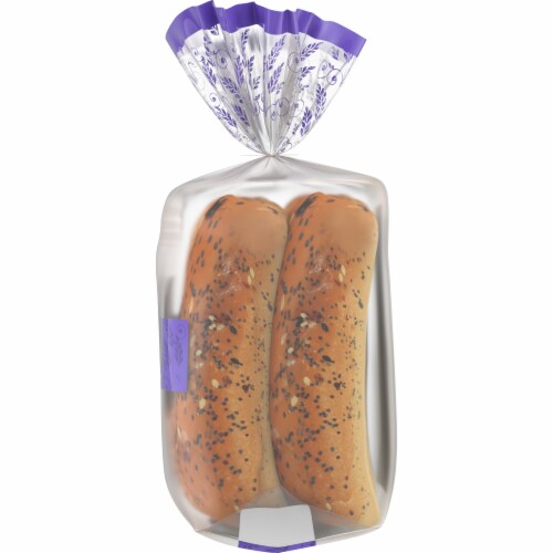 Private Selection® Everything Hot Dog Buns Perspective: right