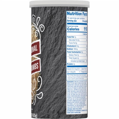 Kroger® Traditional Bread Crumbs Perspective: right