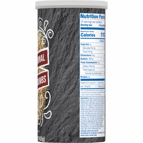 Kroger® Traditional Bread Crumbs Perspective: right