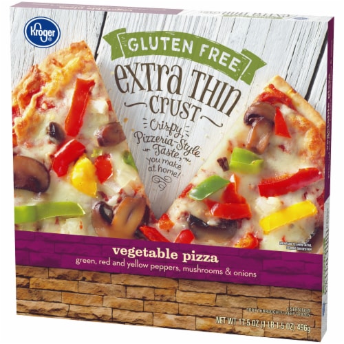 Kroger® Vegetable Gluten Free Extra Thin Crust Frozen Pizza Perspective: right