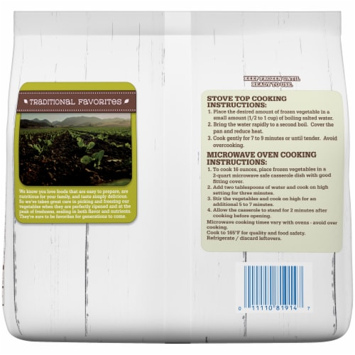 Kroger® Traditional Favorites Frozen Green Beans Cut Perspective: right