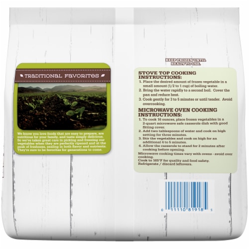 Kroger® Traditional Favorites Frozen Green Peas Perspective: right