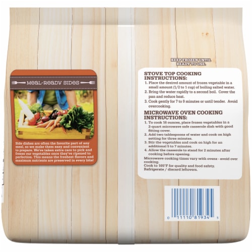 Kroger® Meal-Ready Sides Frozen Mixed Vegetables Perspective: right