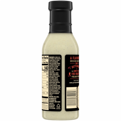 Private Selection® Fire Roasted Poblano Ranch Salad Dressing Perspective: right