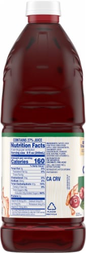 Kroger® Cranberry Apple Juice Cocktail Perspective: right