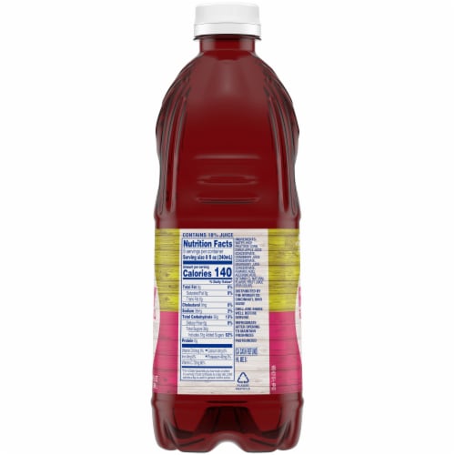 Kroger® Cranberry Raspberry Flavored Juice Cocktail Perspective: right