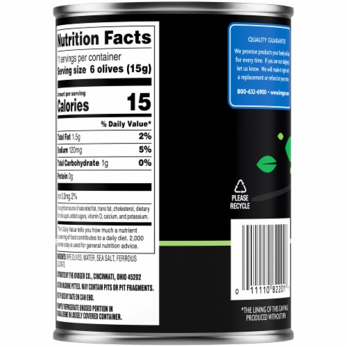 Kroger® Small Pitted Ripe Olives Perspective: right