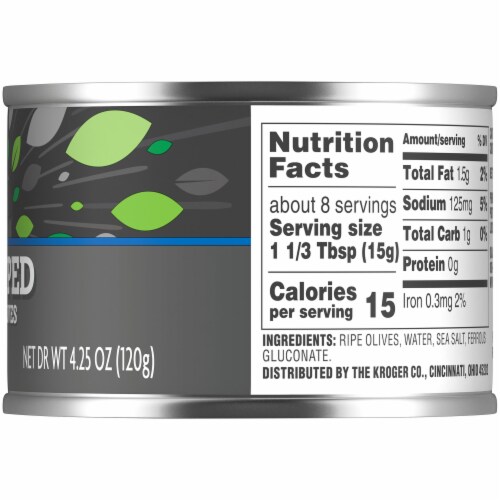 Kroger® Chopped Ripe Olives Perspective: right
