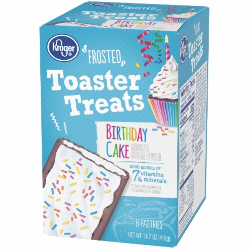 Kroger® Birthday Cake Frosted Toaster Treats Perspective: right