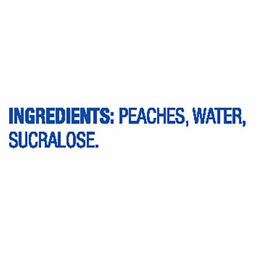 Kroger® Canned Yellow Cling Sliced Peaches No Sugar Added Perspective: right