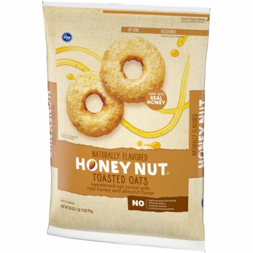 Kroger® Honey Nut Toasted Oats Cereal, 28 oz - Foods Co.