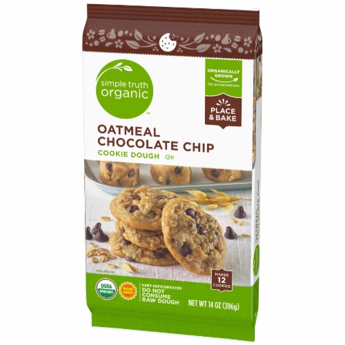 Simple Truth Organic™ Oatmeal Chocolate Chip Cookie Dough Perspective: right