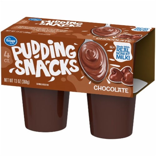 Kroger® Chocolate Pudding Snacks Perspective: right