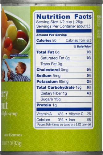 Kroger® Extra Cherry Mixed Fruit in Light Syrup Perspective: right
