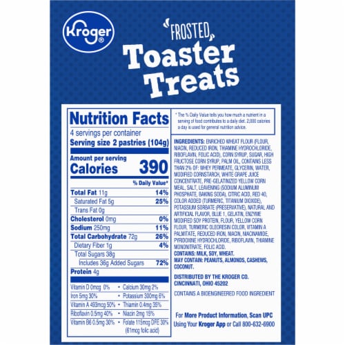 Kroger® Frosted Blueberry Toaster Treats Perspective: right