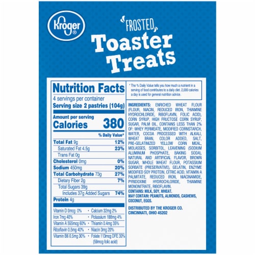 Kroger® Frosted Cookies and Creme Toaster Treats Perspective: right