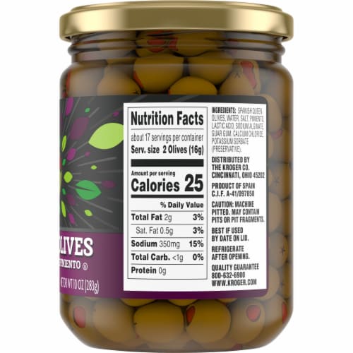 Kroger® Queen Olives Stuffed With Pimiento Perspective: right
