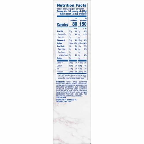 Kroger® Instant Garlic Mashed Potatoes Perspective: right