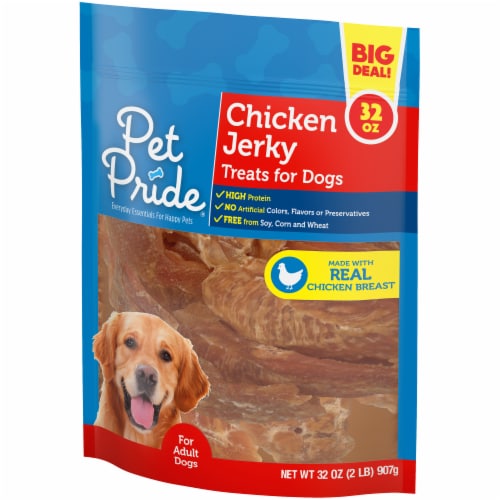 Pet Pride® Chicken Jerky Dog Treats BIG DEAL! Perspective: right