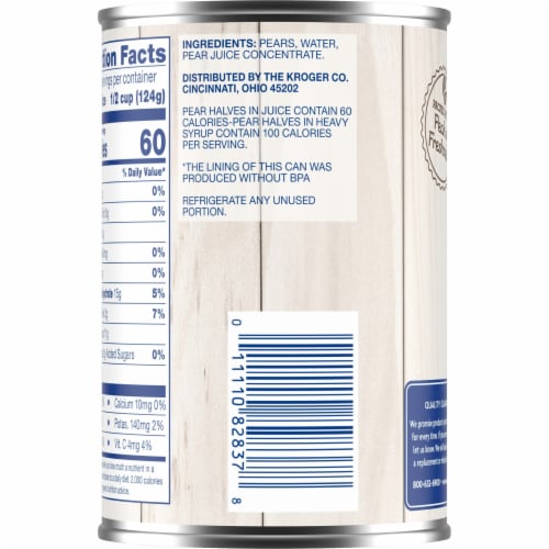 Kroger® Pear Halves in Pear Juice from Concentrate Perspective: right