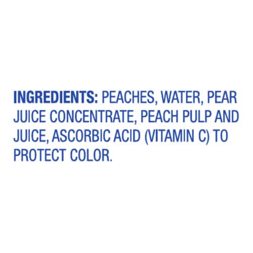 Kroger® Canned Yellow Cling Sliced Peaches in 100% Fruit Juice Perspective: right