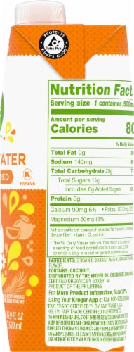 Simple Truth Organic™ Mango Flavored Coconut Bottled Water Perspective: right
