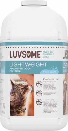 Luvsome™ Lightweight Fresh Scent Multi-Cat Scoopable Cat Litter Perspective: right