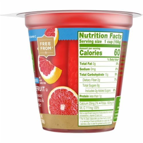 Simple Truth™ No Sugar Added Ruby Grapefruit Fruit Cup Perspective: right