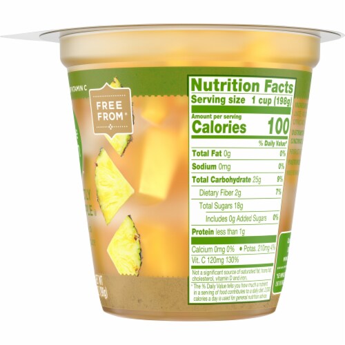 Simple Truth™ Perfectly Pineapple Fruit Cup Perspective: right