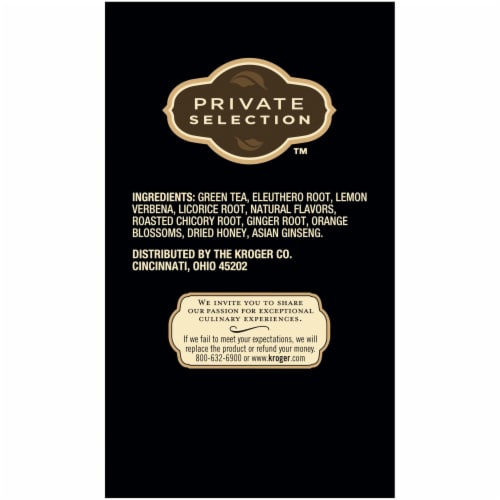 Private Selection™ Honey Lemon Ginseng Green Tea Bags Perspective: right