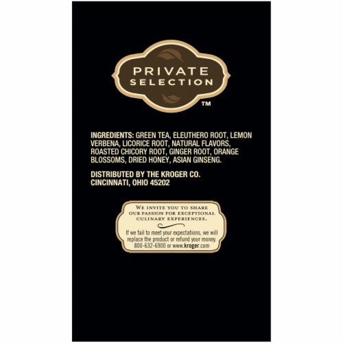 Private Selection™ Honey Lemon Ginseng Green Tea Bags Perspective: right