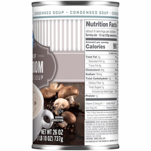 Kroger® Cream of Mushroom Condensed Soup Perspective: right