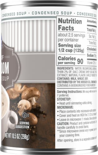 Kroger® Cream of Mushroom Condensed Soup Perspective: right