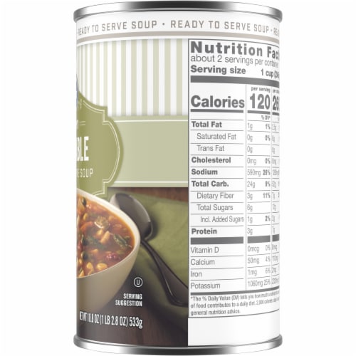 Kroger® Chunky Vegetable Soup Perspective: right
