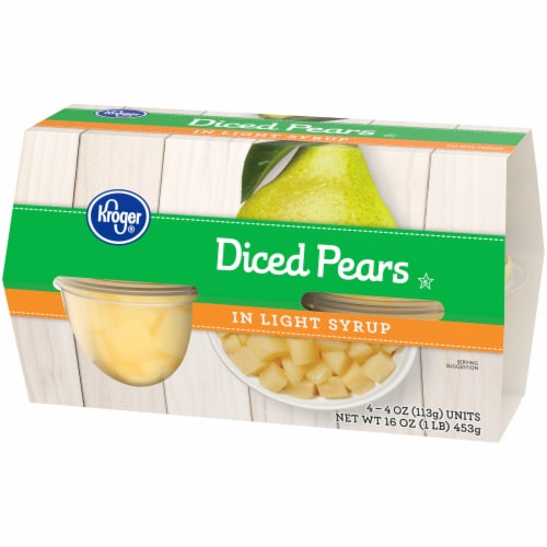 Kroger® Diced Pear Cups in Light Syrup Perspective: right