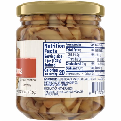 Kroger® Sliced Mushrooms Perspective: right