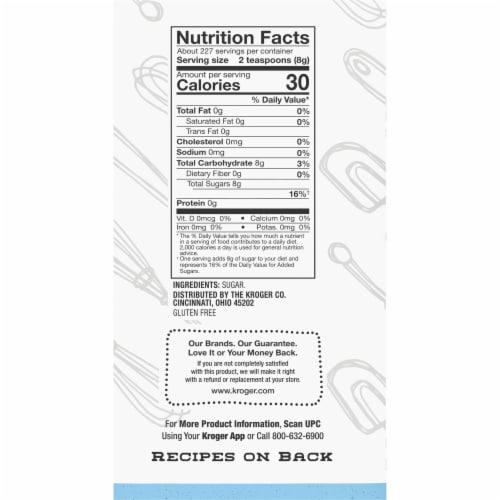 Smidge and Spoon Granulated Sugar Perspective: right