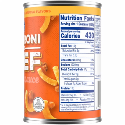 Kroger® Macaroni & Beef Perspective: right