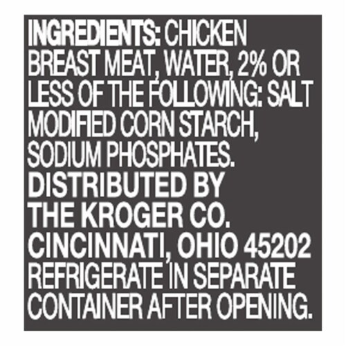 Kroger® Premium Chicken Breast Chunk in Water Perspective: right