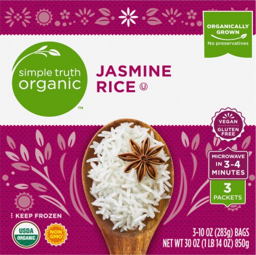 Simple Truth Organic® Frozen Jasmine Rice Packets Perspective: right