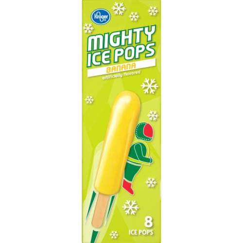 Kroger® Mighty Banana Ice Pops 8 Count Perspective: right