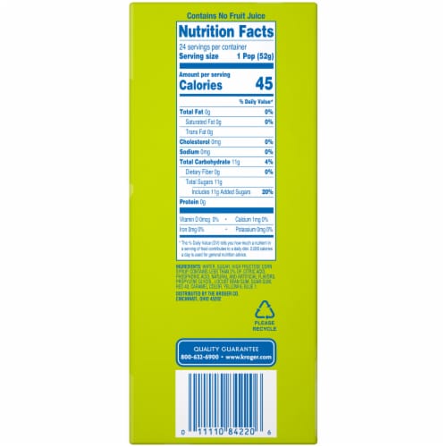 Kroger® Grape Cherry Orange Mighty Ice Pops Variety Pack 24-1.65 Fl Oz Perspective: right