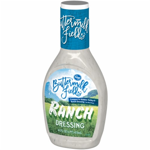 Kroger® Buttermilk Fields® Ranch Dressing Bottle Perspective: right