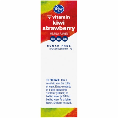 Kroger® Kiwi Strawberry Drink Mix Packets Perspective: right