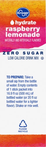 Kroger® Refresh Raspberry Lemonade Sugar Free Drink Mix Perspective: right