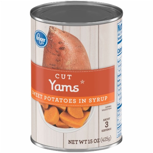 Kroger®  Cut Sweet Potato Yams in Syrup Perspective: right