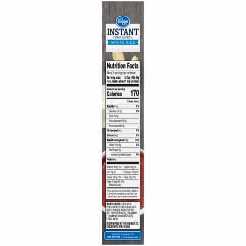 Kroger® Instant Microwaveable White Rice Perspective: right